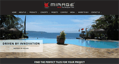 Desktop Screenshot of mirageceramics.com